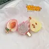 Puesto de pinzas para el pelo de moda en el mercado nocturno modelo de dólar tarjeta para el pelo juego de comida tocado de dibujos animados accesorios para el cabello al por mayor mercado nocturno para lanzar novedades