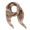 Bufanda Triangular de Punto 100% Cachemira Nueva Otoño e Invierno 2025 Bufanda de Moda para Mujer con Combinación de Colores Bufanda Cálida para el Cuello