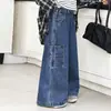 Pantalones de Primavera y Otoño para Niñas 2026 Nuevo Estilo Jeans Anchos Sueltos para Niños Ropa de Otoño para Niños Grandes Pantalones Curvos