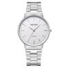 Fábrica comercio exterior venta caliente explosión simple moda reloj para hombre reloj para hombre reloj de cuarzo pulsera de acero reloj de pulsera procesamiento personalizado