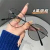 Gafas para Miopía que Cambian de Color con Montura Cat-Eye Fotocromática, Modernas y de Alta Gama, Estilo de Moda, Anti Luz Azul, Unisex, Adecuadas para Uso en Interiores y Exteriores