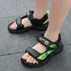 Sandalias Resistentes al Desgaste de Verano para Niños, Zapatos de Playa de Moda Antideslizantes para Niños, Zapatillas de Suela Suave, Transpirables, Ligeras