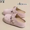 Zapatos de Mujer Estilo Birkenstock de Cuero Genuino con Suela Gruesa 2026 Nuevos de Primavera para Exteriores con Punta Cerrada Mocasines sin Cordones Zapatos Casuales sin Cordones