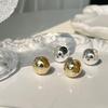 Pendientes Redondos Sencillos para Mujer, Estilo Coreano, Pinzas para Orejas Geométricas de Moda y Únicas, Pendientes de Diseño de Nicho de Moda