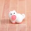 Micropaisaje creativo de adorables cachorros samoyedos, adornos para casa de muñecas, adornos de escritorio para coche.