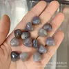 Colgante de piedra ojo de tigre amatista natural de 15 mm con agujero pasante corazón de melocotón amor para pulsera collar DIY accesorios al por mayor