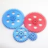 Conjunto grande de engrenagens plásticas e acessórios para brinquedo de montagem DIY de robô, ferramenta educacional, demonstração de tecnologia de modelos, 8cm