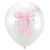 Nuevas Decoraciones para Fiesta de Cumpleaños con Tema de Moño Arreglo de Decoración con Globos de Moño Globos de 12 pulgadas en Stock