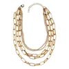 Collar de cadena de suéter multicapa exagerado transfronterizo de Europa y Estados Unidos, collar de cadena de suéter versátil de moda de venta caliente para mujer
