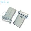 Enchufe Vertical de 16 Pines 13.7 Hembra Tipo C de Pin Vertical 16P-F Vertical H=13.7Mm Cuatro Pines Dip