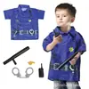 Uniformes de Policía para Niños de Halloween, Uniformes de Bombero de Pequeño Doctor, Uniformes de Enfermera, Uniformes de Ingeniero Abogado, Uniformes para Actuaciones Escénicas del Día del Niño