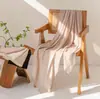 Xale Fino de Lã Mista Unissex para Primavera e Verão, Multifuncional para Deslocamento e Exterior, Protetor Solar, Lenço Longo, Lenço de Pescoço