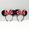 Europeo y Americano Nuevo Mickey Mouse Diadema de Mickey Lentejuelas Minnie Mariposa Sección Accesorios para el Cabello Fiesta Festiva Paraíso Infantil Accesorios para el Cabello