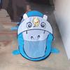 Tenda infantil interna desenho animado dobrável casa de brinquedo Tigre dinossauro unicórnio brinquedo externo
