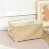 Caja de Almacenamiento de Lona de Lino Japonés Caja de Almacenamiento para Ropa Edredón Caja de Almacenamiento para Artículos Varios Caja de Almacenamiento con Tapa Ropa Sucia