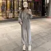 [Imagen Oficial] Escama de Pez ~ Nuevo conjunto de tres piezas estilo coreano, dulce y moderno, holgado, casual y a la moda, conjunto deportivo