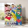 Cobertor de Ar Condicionado de Verão Crayon Shin-Chan Cobertor Espesso de Flanela Desenho Animado Infantil Cobertor de Sesta para Escritório para Todas as Estações