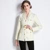 Chic de viajera francesa socialité estilo Chanel abrigo temperamento femenino cuello en V socialité europeo y americano manga larga ropa de mujer