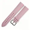 Correa de Reloj Lisa de Cuero con Patrón de Aguja, Piel de Vaca Suave Impermeable, Accesorios de Cadena de Reloj Multicolor, Correa de Reloj con Hebilla de Pin, Venta Directa del Fabricante