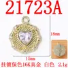 Venta Directa de Fábrica Moda Trendy Pulsera Cadena Clavícula Accesorios Micro Incrustaciones Cristal en Forma de Corazón Placa de Flor Octagonal Accesorios de Aleación