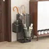 Estante para Guardar Paraguas para Entrada del Hogar, Soporte para Paraguas para Vestíbulo de Hotel, Paraguas de Pie con Rejilla de Drenaje