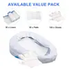 Bolsa de Repuesto Desechable Especial para Inodoro de Bebé con Almohadilla Absorbente para Niños, Inodoro Portátil Plegable, Bolsa de Basura Engrosada