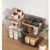 Caja de Almacenamiento de Escritorio con Gran Capacidad, Cesta de Almacenamiento Portátil Apilable, Almacenamiento y Organización de Snacks, Artículos Varios, Papelería y Cosméticos