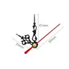 Movimiento de reloj 5168s Accesorios para reloj de pared Movimiento de barrido silencioso para bricolaje Accesorios de movimiento de reloj de cuarzo