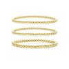 Pulsera Cruzada de Moda Transfronteriza Europea y Americana para Mujer, Pulsera Elástica de Cuentas Simple Versátil de Nicho