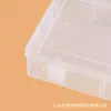 Caja de Embalaje de Plástico Transparente Rectangular Grande Caja Organizadora de Escritorio para Juguetes Caja de Almacenamiento para Exhibición de Muestras de Bloques de Construcción de Juguetes