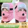 Sombrero Lei Feng de color liso, a prueba de frío, con forro polar y engrosado, al por mayor, sombrero pullover unisex para esquí y ciclismo en exteriores de invierno