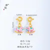 Loja de Ouro Puzuo Mesmo Estilo Ouro Areia Acessórios DIY Colar com Pingente de Cavalo do Zodíaco para Mulheres Novo Estilo Chinês Corrente para Clavícula do Zodíaco Nacional