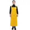 Delantal de hombro doble de TPU resistente al aceite, impermeable, antiincrustante, resistente a ácidos y álcalis, suave, sin partes duras, sin olor, delantal de cocina para carnicería