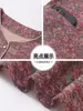 Cardigan de Manga Curta de Verão para Meia-idade e Idosos Calça de Nove Pontos Novo Estilo Conjunto de Duas Peças da Moda para Mãe Conjunto para Mulheres Idosas