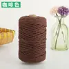 Cuerda de Algodón de Color de 3 mm para Manualidades Trenzado Hecho a Mano Hilo de Algodón Grueso Fino Suave Cuerda para Tapicería 10m/50m/100m No