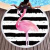 Suministro Directo de Fábrica Toalla de Playa Redonda Estampada Chal Toalla de Playa Personalizable con Logo Flamenco Estilo Nuevo Esterilla para Almuerzo al Aire Libre