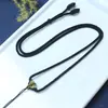 Collar de Cuerda de Dos Colores de Alta Gama Colgante Cuerda Colgante de Jade Joyería DIY Nudo de Cola de Fénix Tejido a Mano Cuerda de Colgante Ajustable