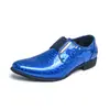 Sapatos de Couro Masculinos de Negócios Tamanho Grande Transfronteiriços Outono e Inverno Nova Moda Sapatos Casuais Slip-On de Cano Baixo Sapatos de Couro Pontiagudos Lacados