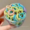 Gomas para el pelo de colores de caramelo para niñas, Bandas elásticas de alta elasticidad para bebés, Gomas que no dañan el pelo, Accesorios para el pelo
