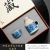 Horno Ru Wanhua Dorado Latas de Té Hogar Gama Alta Selladas a Prueba de Humedad Latas de Almacenamiento Cerámica Portátil Boutique Tiendas de Té