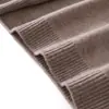 Suéter Unisex de Lana 100% Pura para Niños de Otoño e Invierno, de Doble Capa Engrosada, Cuello Semialto, Suéter de Capa Base para Bebés