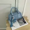 Moda Otoño 2026 Bolso de Mano Boston Texturizado Simple Versátil Vintage Bandolera Cruzada Bolso Almohada