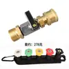 Manguera de Pistola de Agua para Lavadora a Presión Wab Transfronteriza Conector Hembra de 1/4 Interruptor de Válvula Conector para Hidrolavadora Rosca Exterior M22