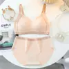 Ropa Interior de Látex Sin Costuras de Color Contrastante Nuevo Estilo Verano 2024 para Mujer, Sujetador Deportivo Delgado Push-Up sin Cables, Chaleco de Espalda Bonita para Mujer