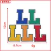 En stock Toalla de Letras de Doble Capa Bordado Parche de Insignia Bordada Pegatina de Tela Accesorios para Ropa Accesorios Suministro Directo de Fábrica