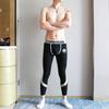 Calça Quente Espessa com Forro de Fleece para Jovens, Calça Caprichada de Moda Coreana, Calça Elástica com Joelheiras Aquecidas