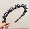 Curto período de transição de cabelo quebrado artefato de cabelo franja clipe testa flocando trançado grampo de cabelo hairpin duckbill clip cocar clipe lateral