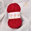 Hilo de Hilo de Hielo de Terciopelo de Nube Tejido a Mano Hilo Grueso DIY Bufanda de Tejido para Bebé Hilo para Cojín de Asiento de Muñeca Hilo para Zapatos de Ganchillo
