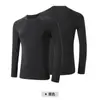 Lulu Deportiva Sin Costuras Secado Rápido Manga Larga Jacquard Primavera y Otoño Absorción de Humedad Protección Solar Ciclismo al Aire Libre Ropa de Fitness Camiseta de Manga Larga para Hombre