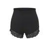 Conjunto de top y shorts de estilo diosa de verano transfronterizo europeo y americano, asimétrico, sexy y seductor, con ribete de encaje